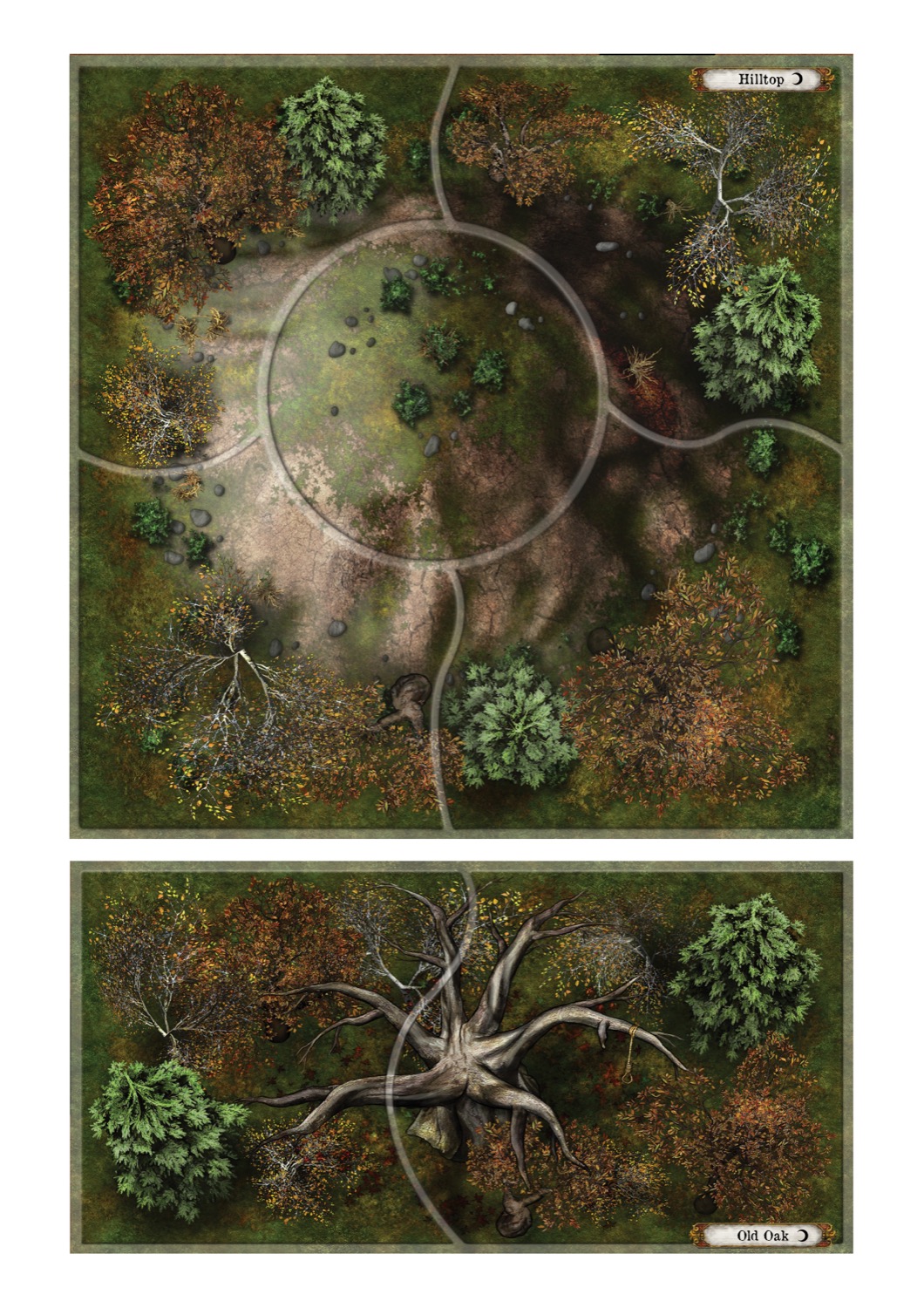 A second hand-built D&D region map.